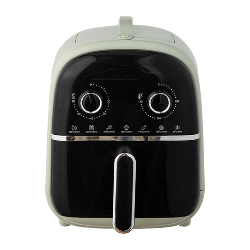 Knob Double Kontrol Mekanik Terlihat Square Air Fryer